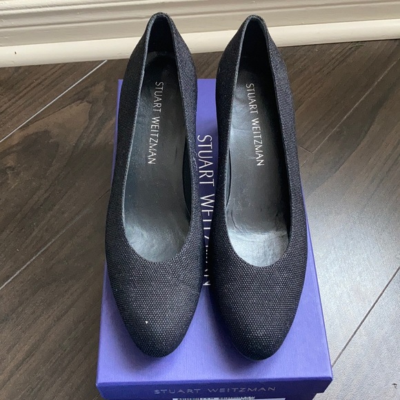 Black Stuart Weitzman logofirstclass Heels 6.5 - Picture 2 of 7